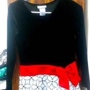 Bonnie Jean Festive Holiday Dress Size 14